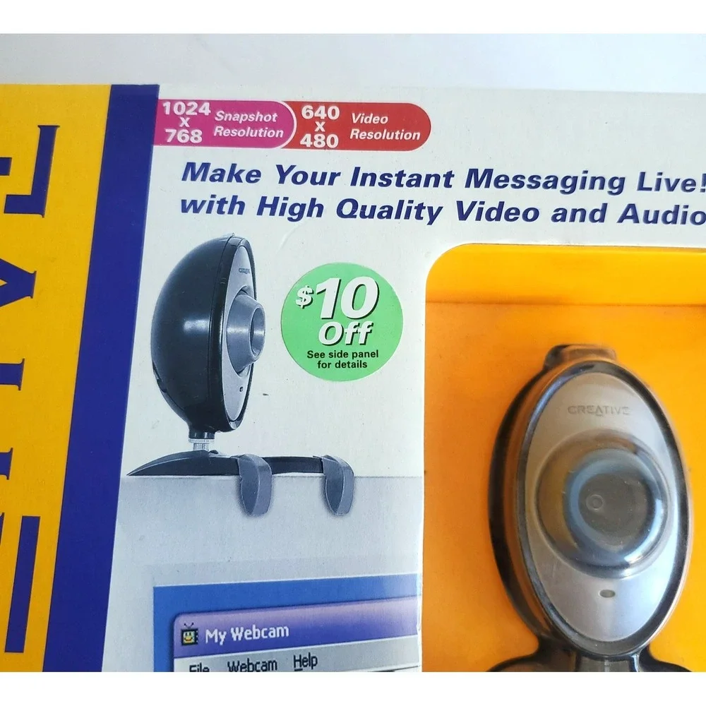 New Creative Webcam NX PRO Web Cam NOS